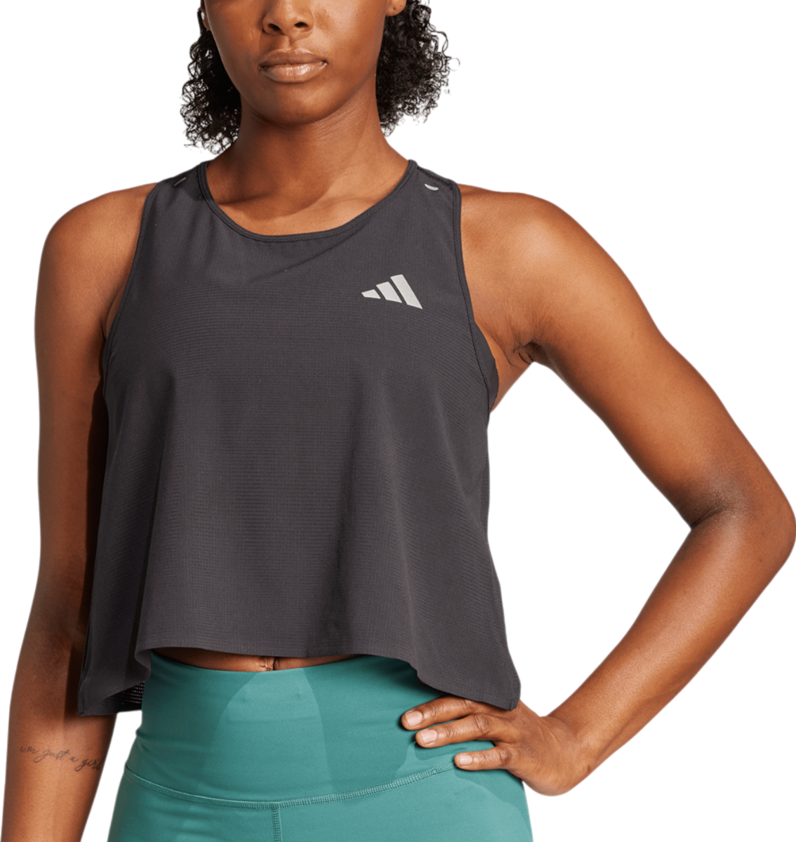 Tielko adidas Originals Adidas adi365 Crop Tank Top Čierna | ke2271, 0
