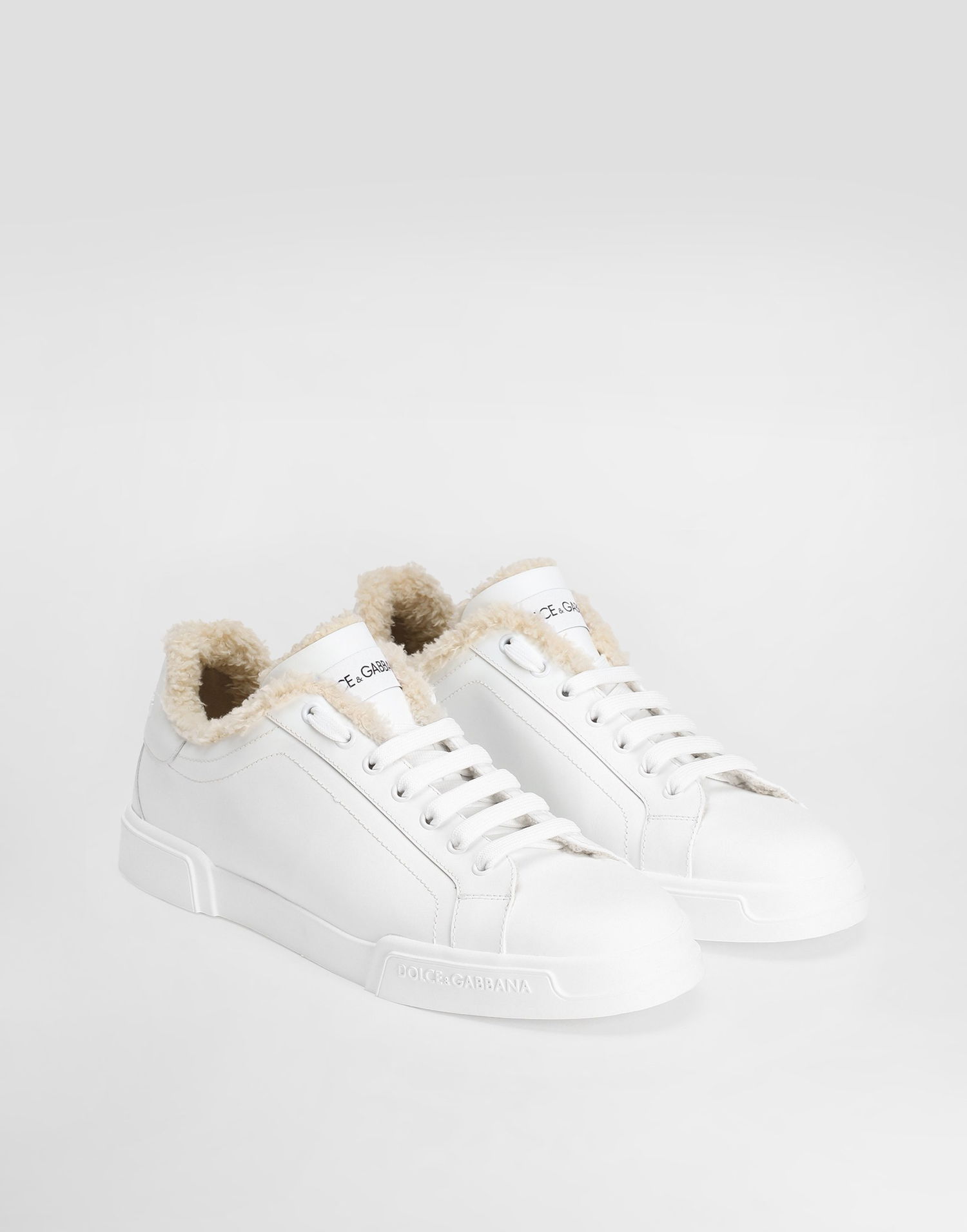 Tenisky a topánky Dolce & Gabbana Portofino Light Calfskin Biela | CS2373AQ0768W068, 1