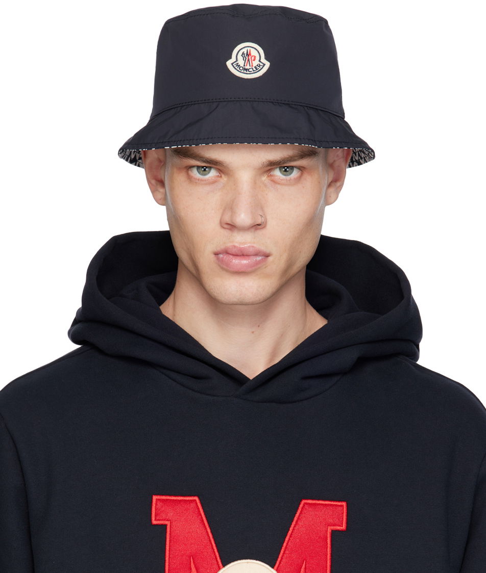 Klobúk Moncler Patch Reversible Bucket Hat Navy | J10913B0000454A91, 0