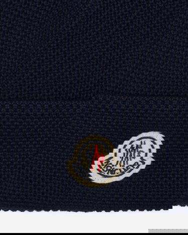 Kulicha Moncler Logo Beanie Navy | 3B00024M1367 779, 4