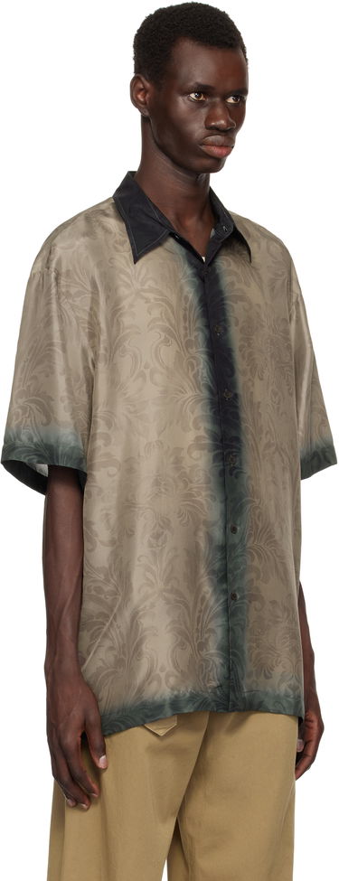 Košeľa Dries Van Noten Dries Van Noten Silk Dip Dye Shirt Oranžová | 251-020700-1201, 4