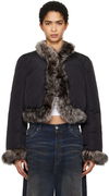 Alexander Wang Fur Trim Down Jacket