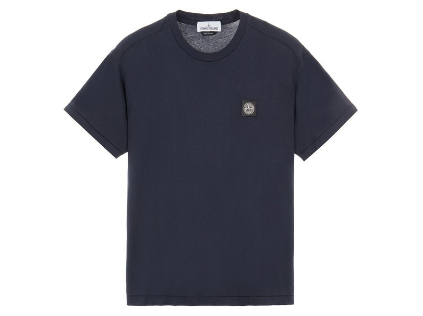 Tričko Stone Island 60/2 Cotton Jersey Garment Dyed T-Shirt Navy | 24113