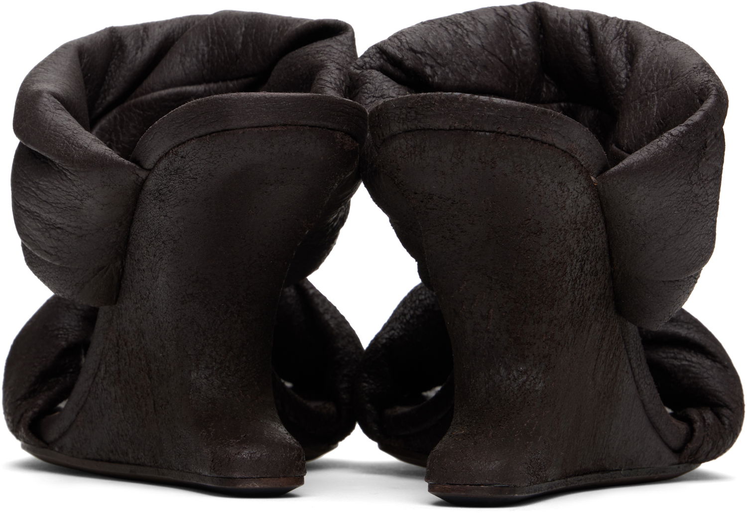 Doplnky Rick Owens Rick Owens Porterville Cantilever 8 Twisted Heeled Sandals Hnedá | RP01E7803 LBA, 1