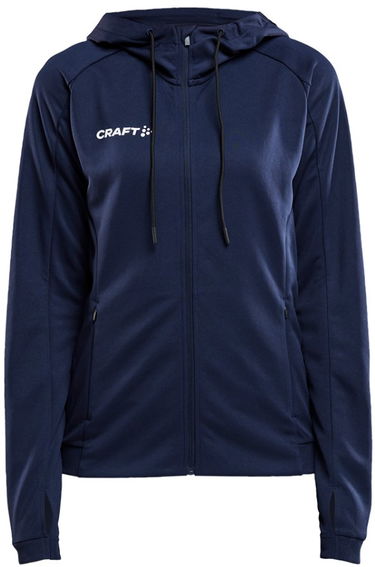 Mikina Craft Evolve Hood Jacket With Zipper Navy | 1910158-390000, 0