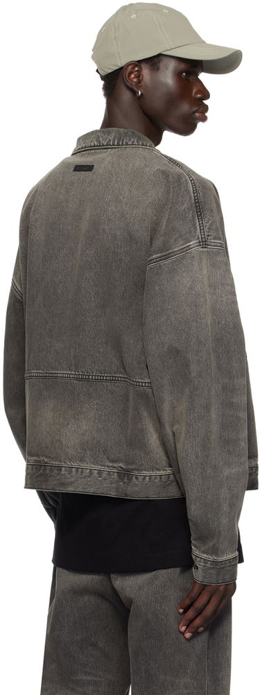 Bunda Fear of God Essentials Denim Trucker Jacket Šedá | 202BT244270F, 2