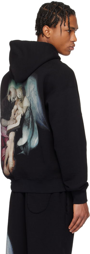 Mikina Off-White Off-White S. Matthew Hoodie Čierna | OMBB085S25FLE00V1084, 2