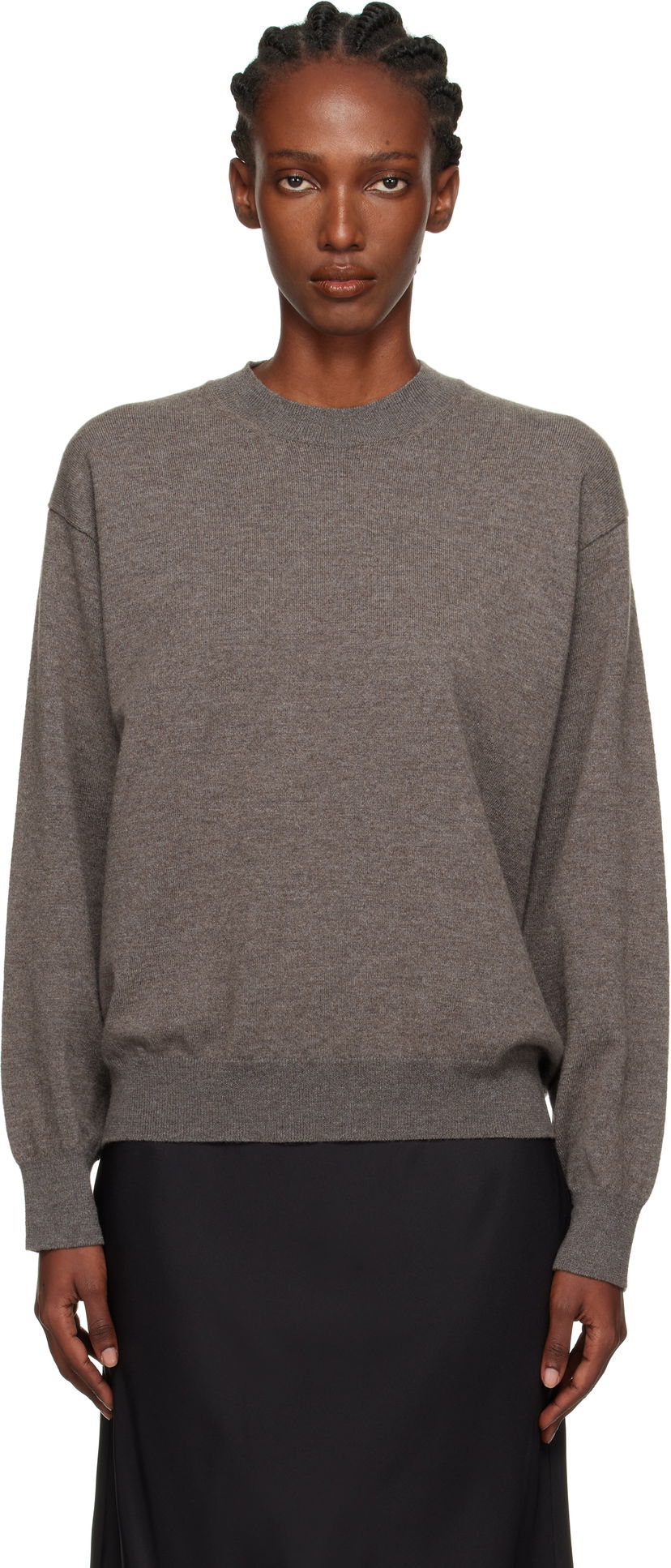 Sveter Róhe Róhe Crew-Neck Sweater Šedá | 416-23-318
