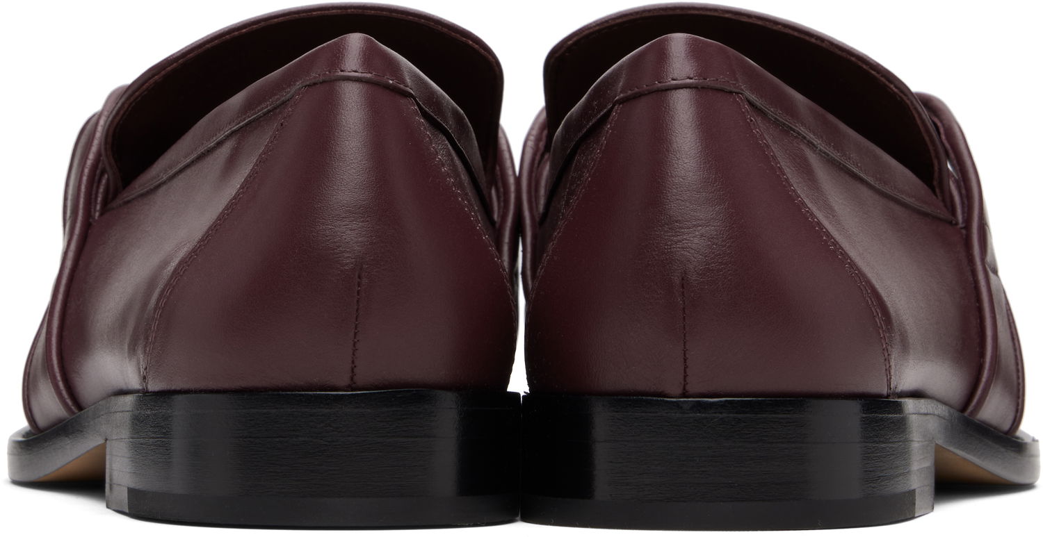 Tenisky a topánky Bottega Veneta Bottega Veneta Astaire Knotted Loafers Vínová | 796445V5DZ02240, 1