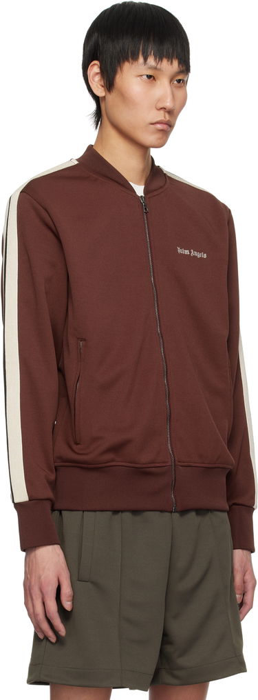 Bomber bunda Palm Angels Palm Angels Classic Logo Track Jacket Hnedá | PMBD061S25FAB0012803, 1