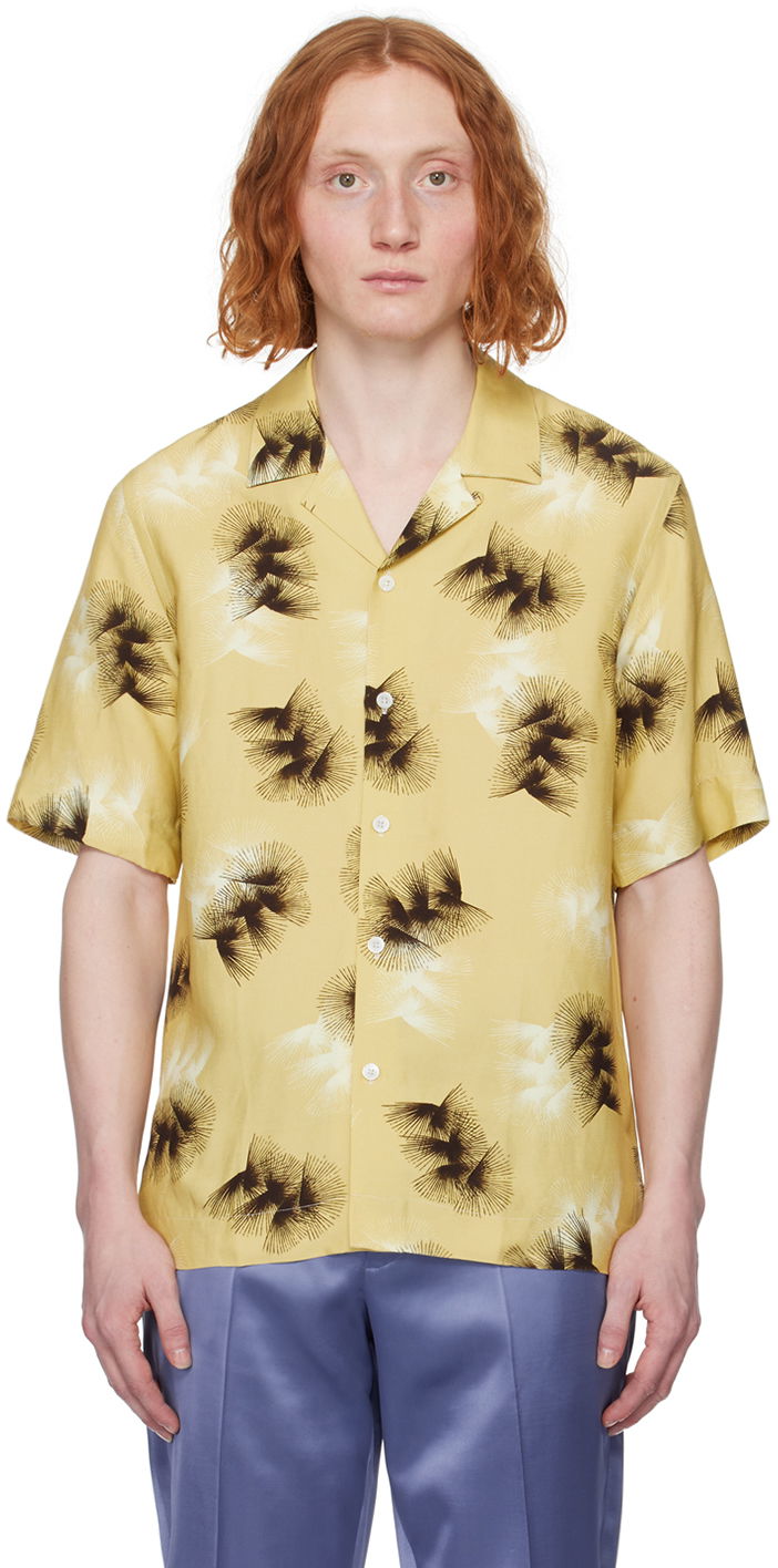 Košeľa Paul Smith Paul Smith Abstract Print Short Sleeve Shirt Žltá | M1R-905U-M02229-10, 0