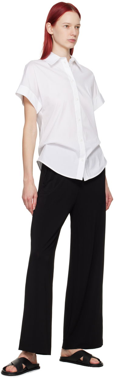 Nohavice Max Mara Pull-On Wide-Leg Pants Čierna | 2416781019600, 3