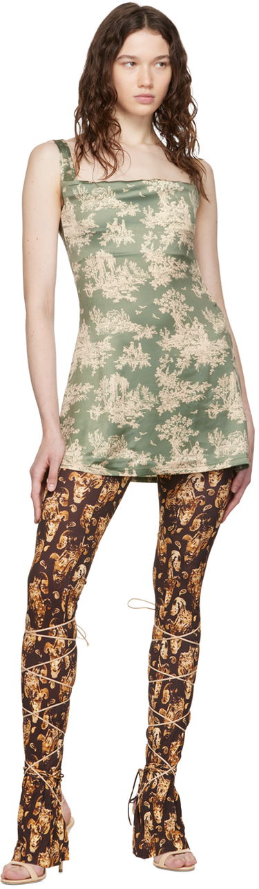 Šaty Miaou Miaou Ginger Mini Dress Zelené | 5018SS2MST, 3