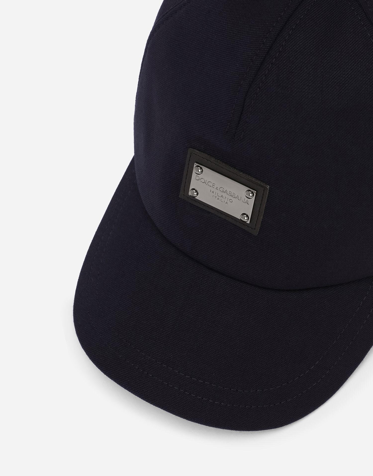 Šiltovka Dolce & Gabbana Dolce & Gabbana Baseball Cap With Metal Logo Tag Navy | LB4H80G7HY5B0665, 1