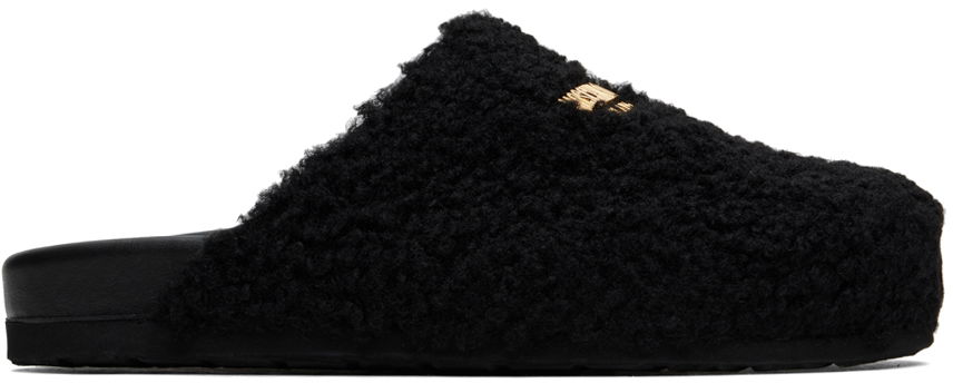 Oblečenie Moschino Moschino Shearling Slippers Čierna | MA10433G1LML5000, 0