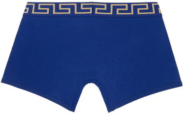 Boxerky Versace Greca Border Long Boxers Modrá | AU10028_1A10011, 1