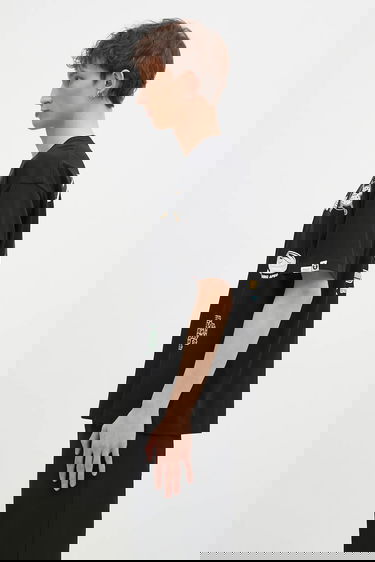 Tričko AAPE by A Bathing Ape AAPE Theme Main Patched T-shirt Čierna | AAPTEM1550XXN, 1