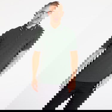 Polo tričko Fred Perry Twin Tipped Shirt Court Zelené | M3600 53A, 0