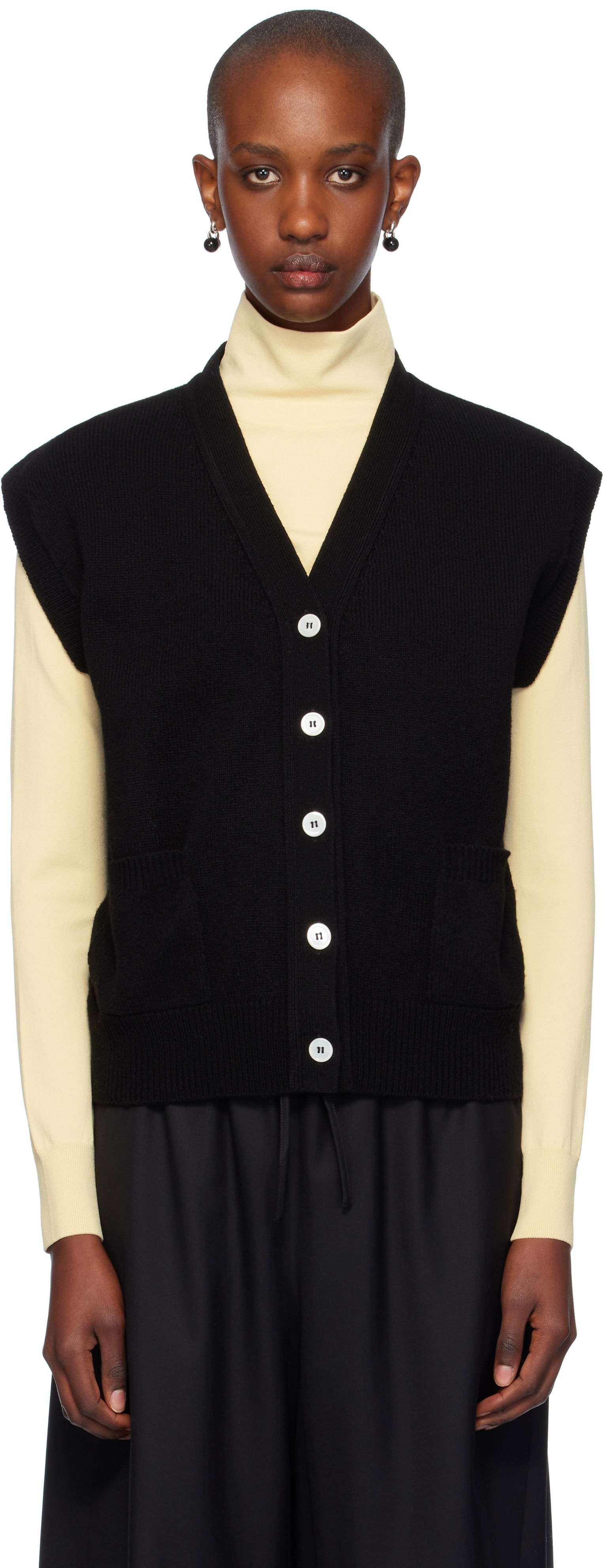 Wexford Buttoned Knit Vest