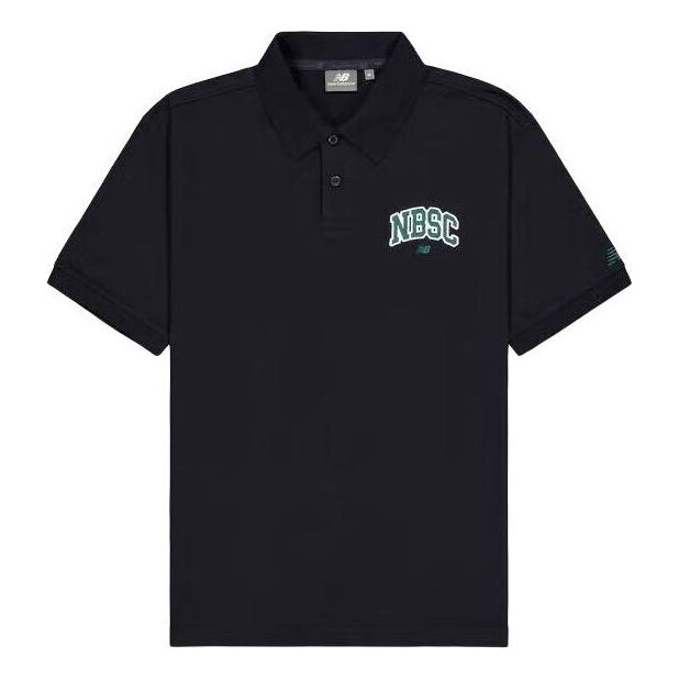 Polo tričko New Balance NBSC Polo Shirt Navy | NFE22011-BK