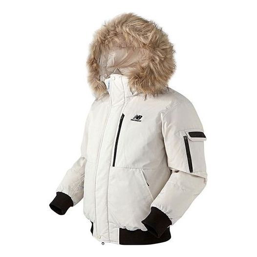 Parka New Balance Patrol Down Jacket Biela | NBNPA43043-IV