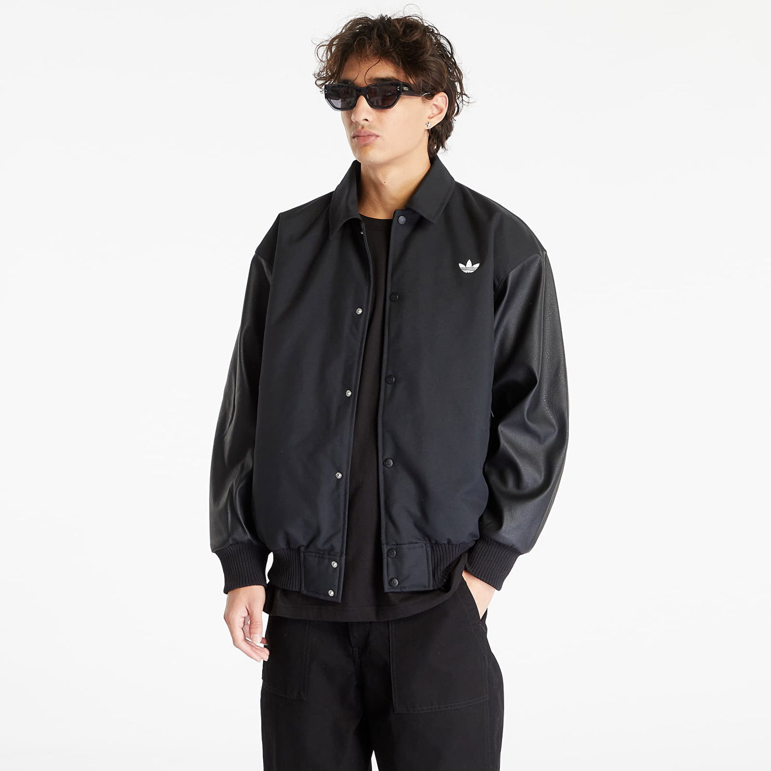 Bunda adidas Originals Varsity Jacket Čierna | HZ0715, 0