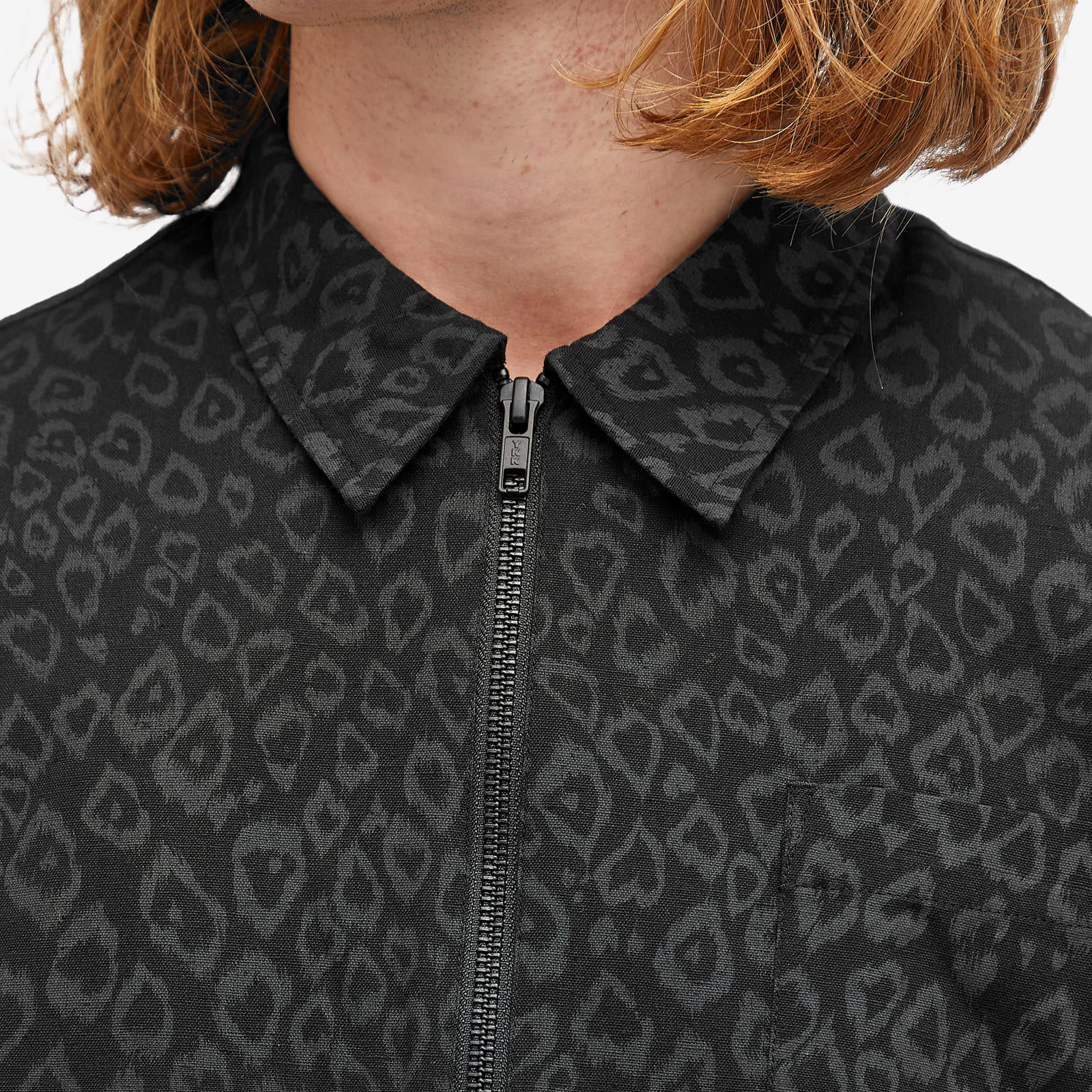 Bowie Zip-Up Leopard Print Jacket
