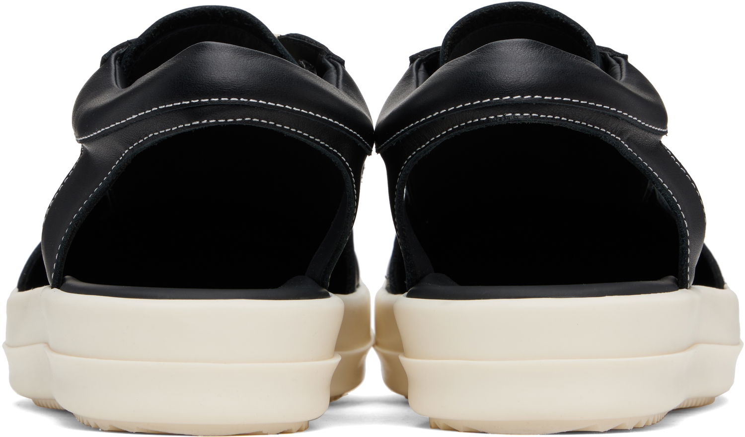 Oblečenie Rick Owens Rick Owens Hollywood Hollowed Vintage Sneaks Čierna | RU01E5888 LCO, 1