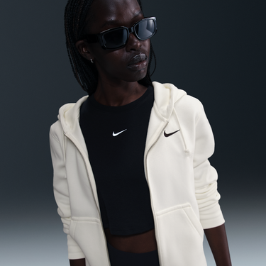 Mikina Nike Sportswear Phoenix Fleece Zip Hoodie Béžová | HJ0995-133, 3