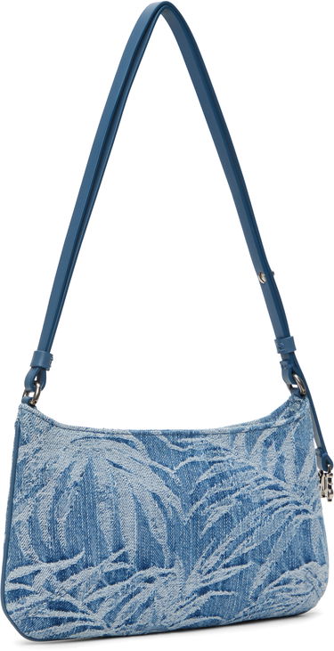 Taška cez rameno Palm Angels Palm Angels Giorgina Denim Shoulder Bag Modrá | PWNN034S25DEN0016101, 2