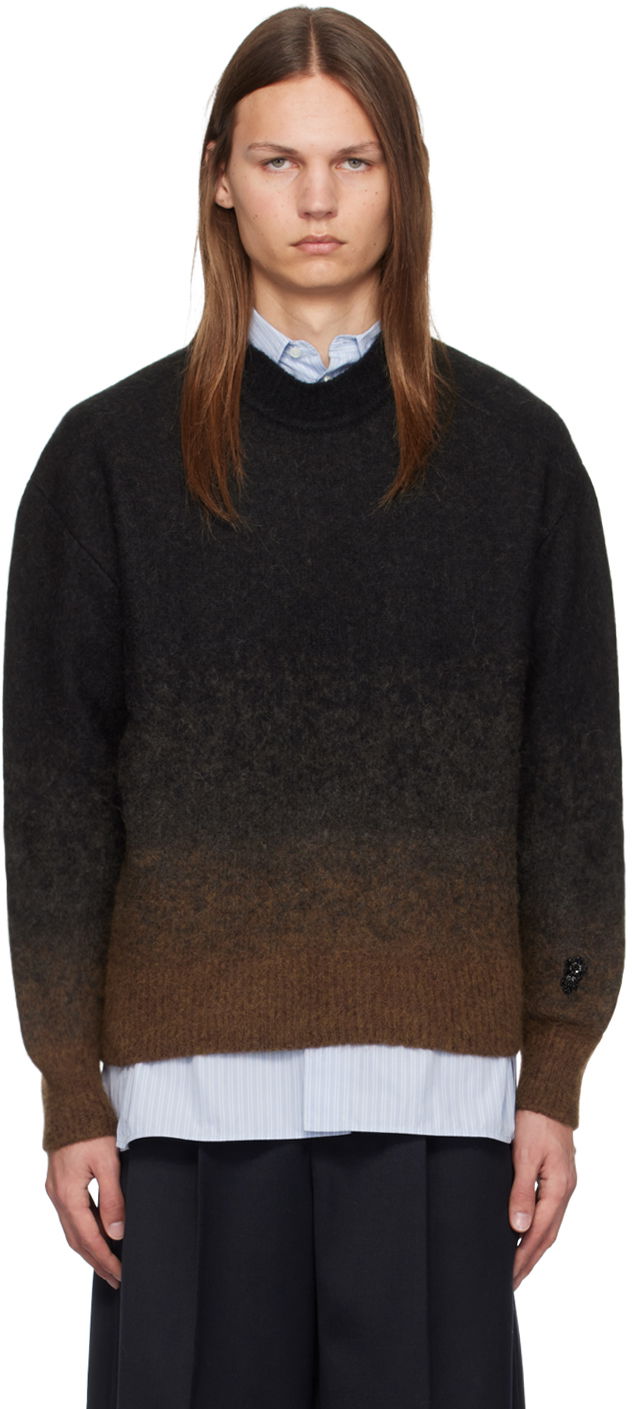 Sveter Simone Rocha Simone Rocha Relaxed Gradient Sweater Hnedá | MIMK4MB 0657, 0