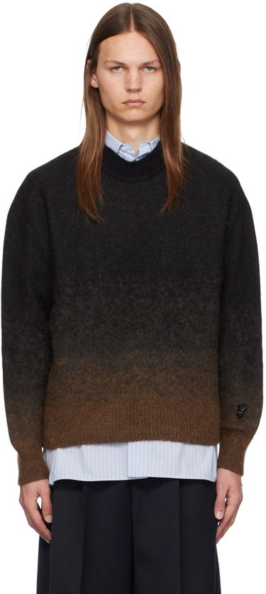 Sveter Simone Rocha Simone Rocha Relaxed Gradient Sweater Hnedá | MIMK4MB 0657, 0