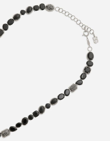 Náhrdelník Dolce & Gabbana 18k White Gold Black Spinel Anna Necklace Čierna | WNQA2GWSPBL80001, 2