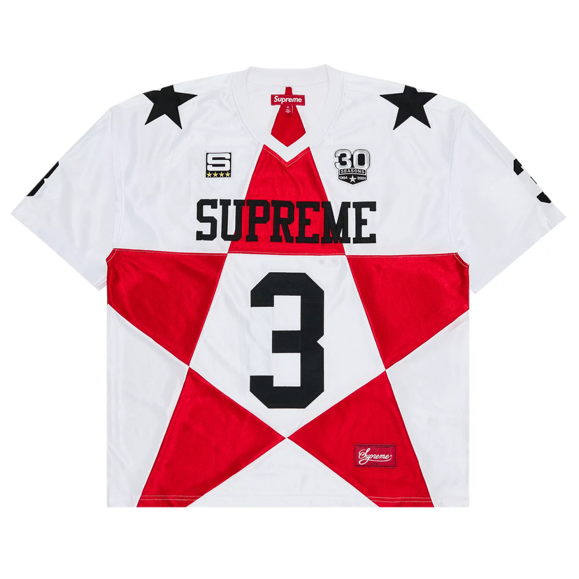 Dres Supreme Star Football Jersey White Biela | FW24KN75 WHITE