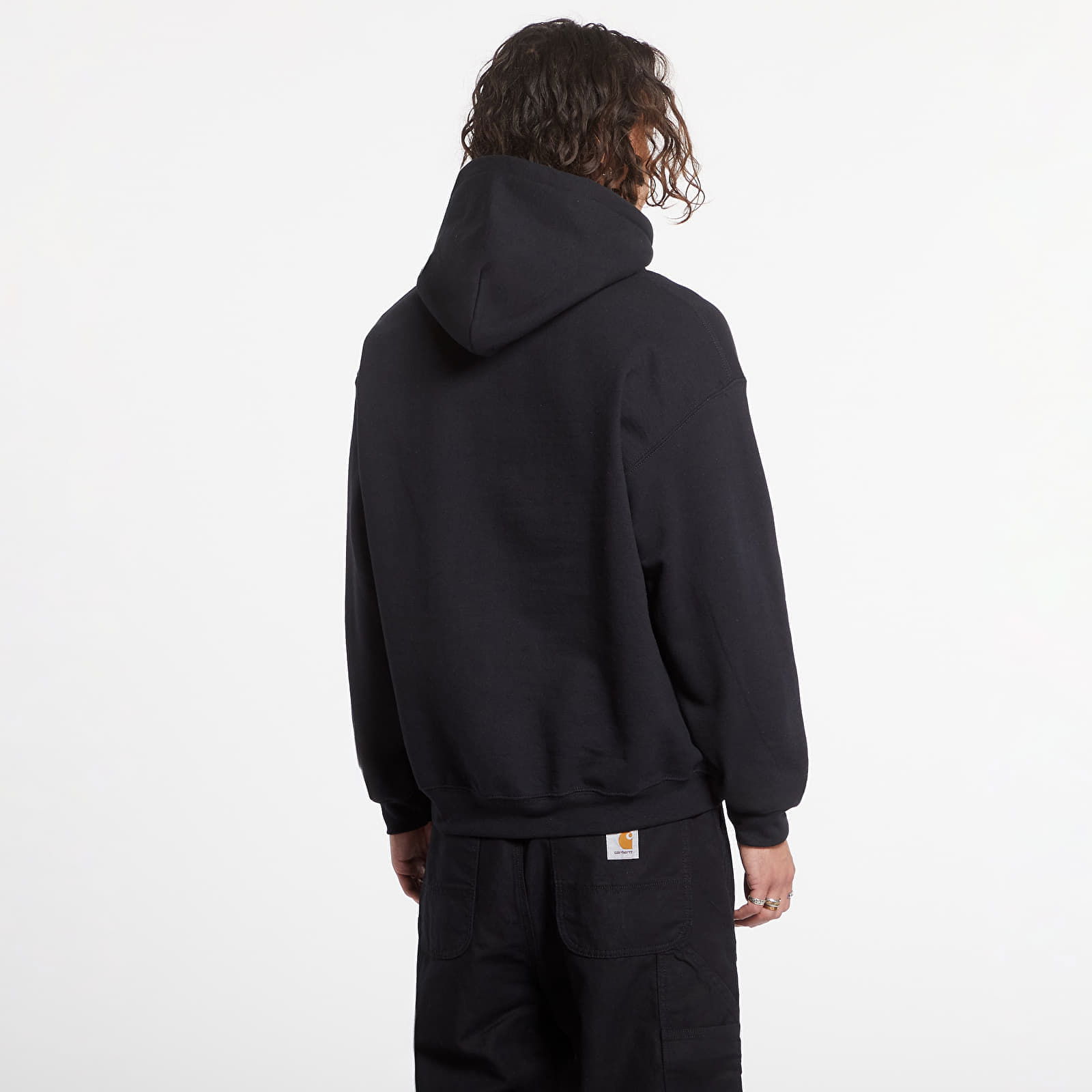 Sweatshirt Hood Eaglegram Black