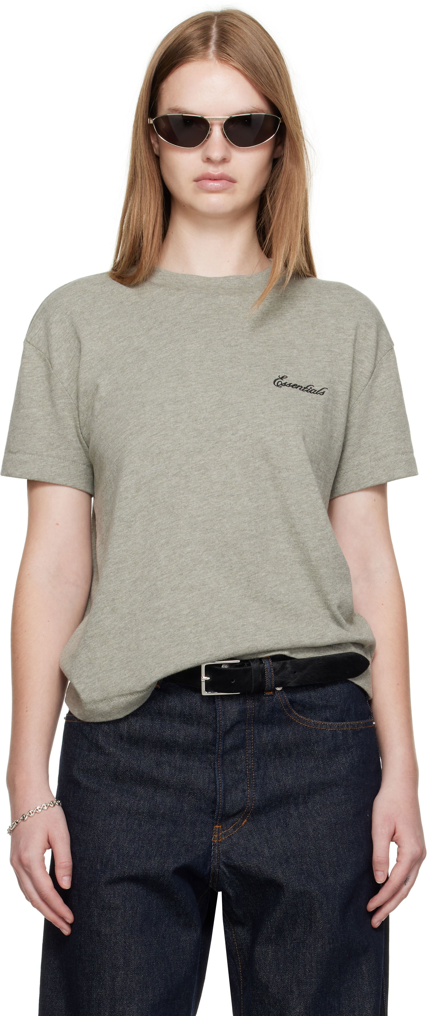 Tričko Fear of God Fear of God ESSENTIALS Classic Fit T-Shirt Šedá | 125SP255865FW, 0