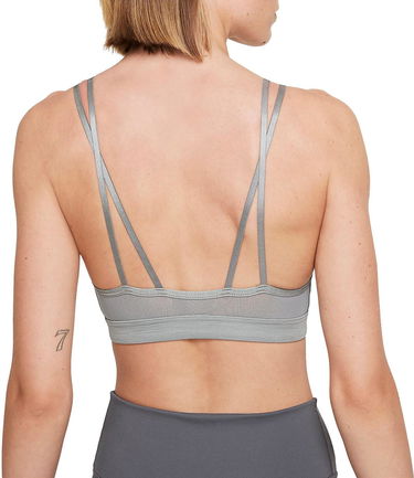 Podprsenka Nike Nike Yoga Dri-FIT Indy Light-Support Padded Strappy Sports Bra Šedá | dd1066-073, 1