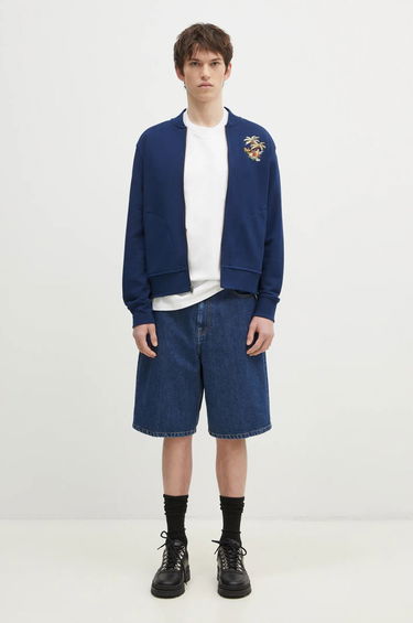 Mikina Polo by Ralph Lauren Blue Sweatshirt With Palm Tree Embroidery Navy | 710970280, 4