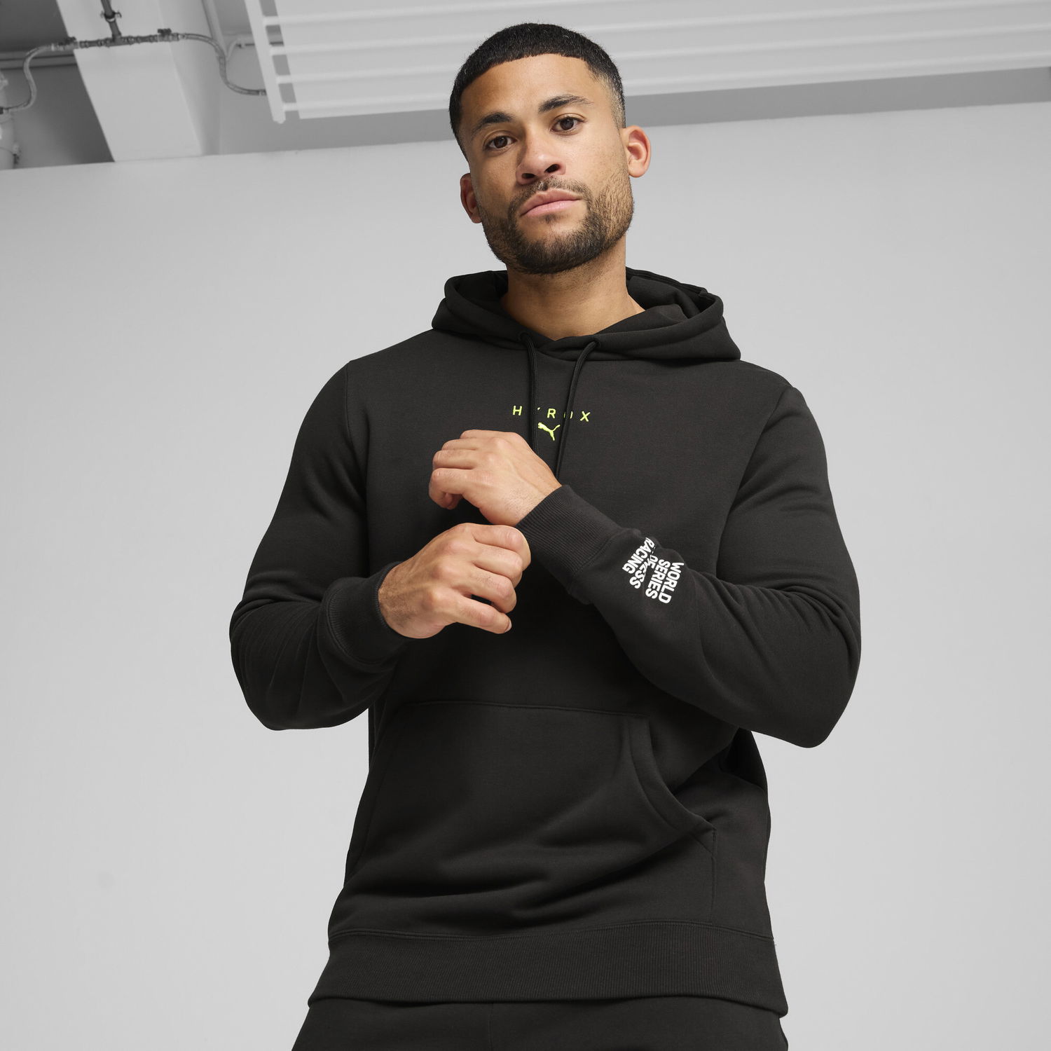 Mikina Puma PUMA x HYROX Men's Hoodie Čierna | 526896_01, 0