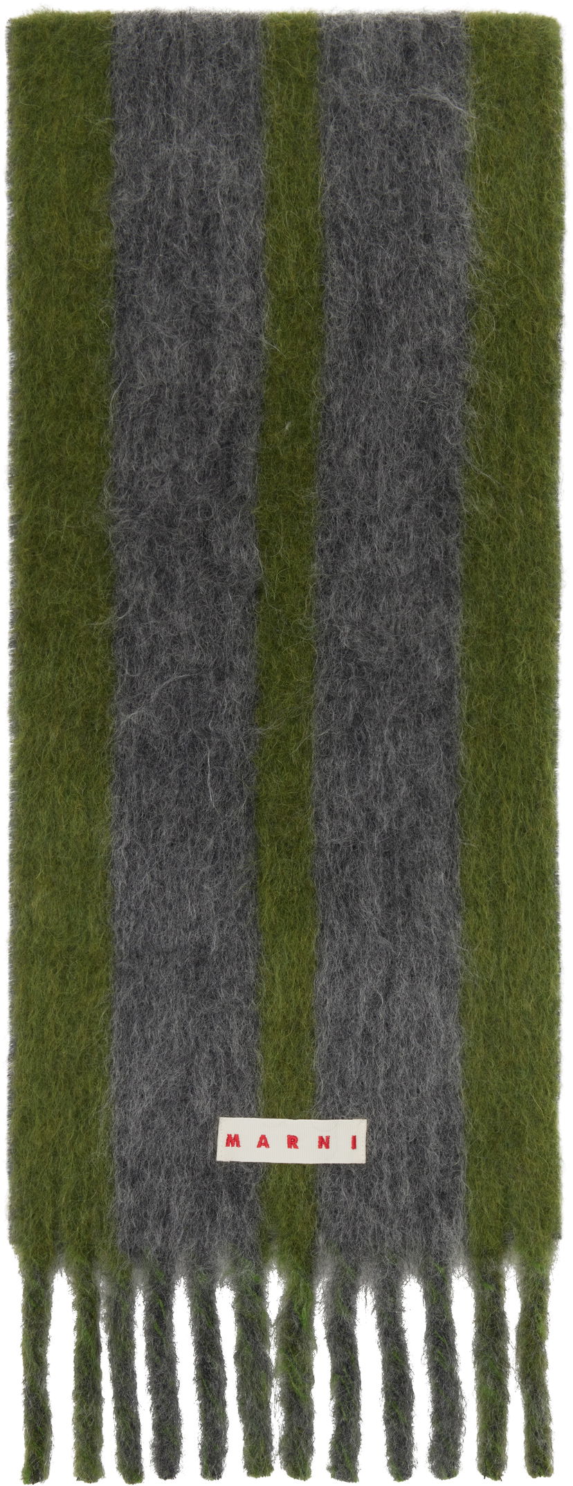 Šál Marni Striped Alpaca Scarf Rôznofarebný | SCMC0138Y0 UAW054