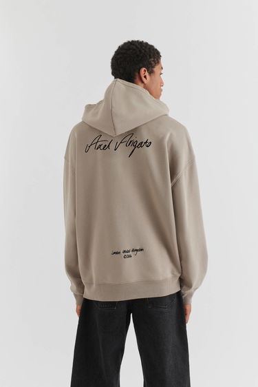 Mikina AXEL ARIGATO Drill Hoodie Béžová | A2181002, 3