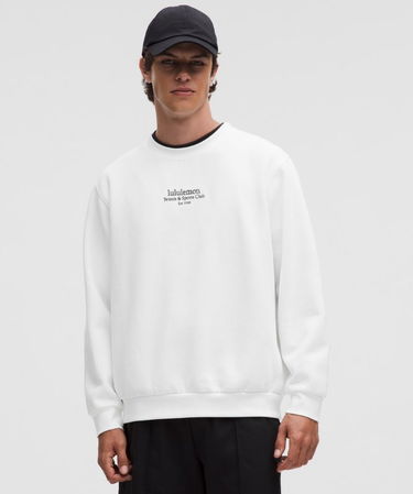 Mikina lululemon Steady State Crew Courtside Sweatshirt Biela | prod20005615, 3