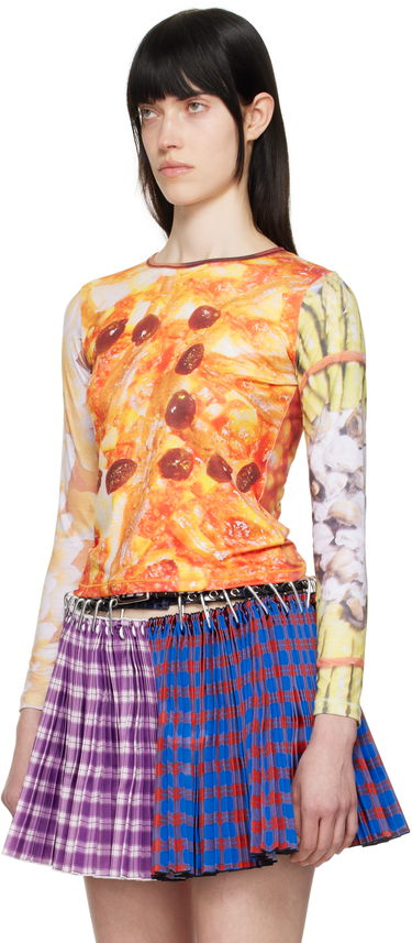 Tričko Chopova Lowena Chopova Lowena 'Dinner's Served' Fitted Jersey T-Shirt Rôznofarebný | 2306, 3