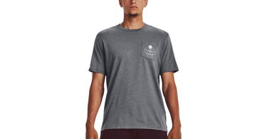 Tričko Under Armour Gris Left Chest Logo Tee Šedá | 1379546-012, 1