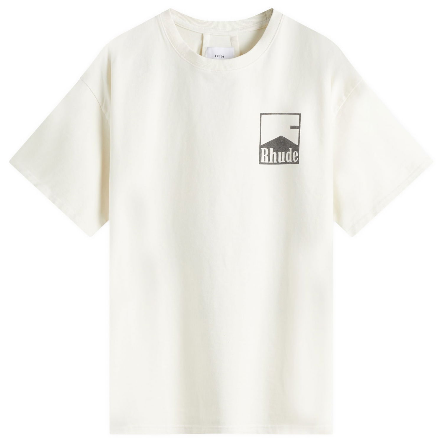 Tričko Rhude Rhude Chevron T-Shirt, Size Large Biela | RHPS25TT020120241, 1