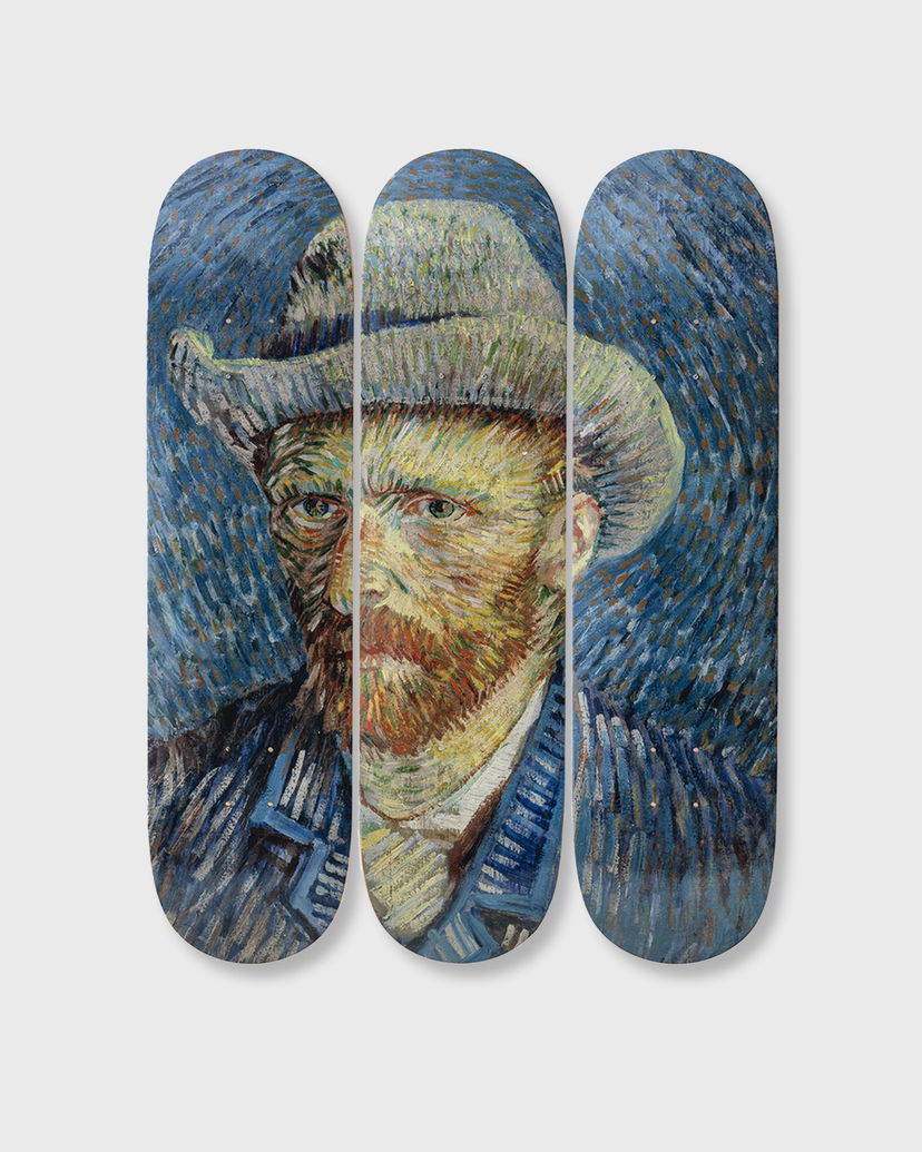 Skate The Skateroom Vincent Van Gogh Self-Portrait with Grey Felt Hat Decks 3-Pack Rôznofarebný | 5407006111580