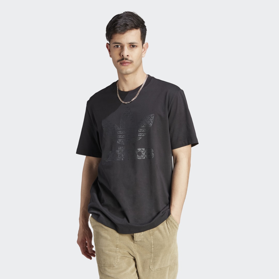 Tričko adidas Originals Graphics Monogram Tee Čierna | II8159, 1