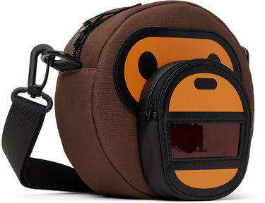 Taška cez rameno BAPE Baby Milo Round Crossbody Bag Hnedá | 002BAK303004K, 1