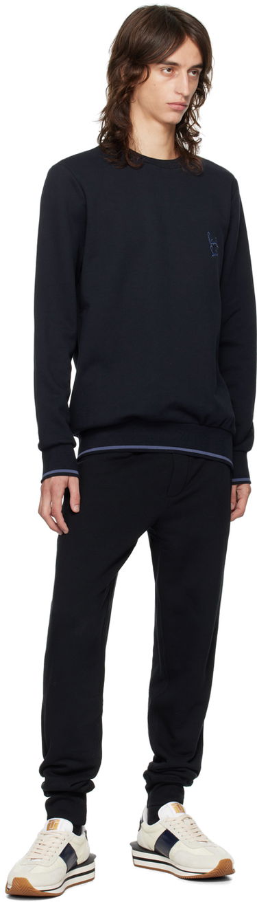 Mikina Paul Smith Paul Smith Embroidered Sweatshirt Čierna | M1R-302S-NP4718-49, 3