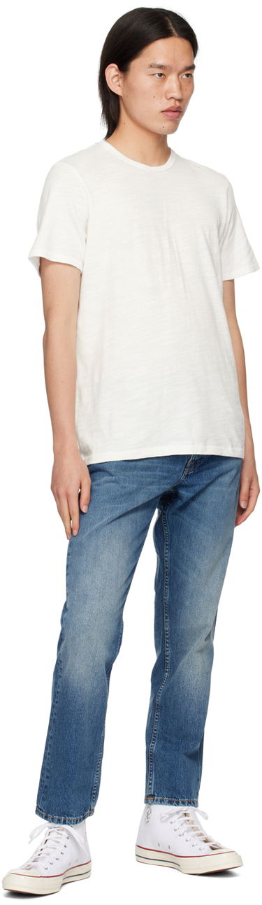 Tričko rag & bone Rag & Bone Men's Crew Neck T-Shirt Biela | M000T046G, 3